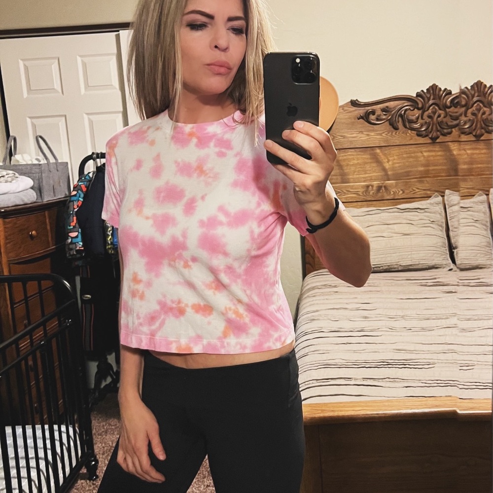 Tie Die Crop Top